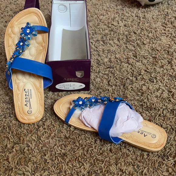 Agape Shoes - Agape Blue Sandal